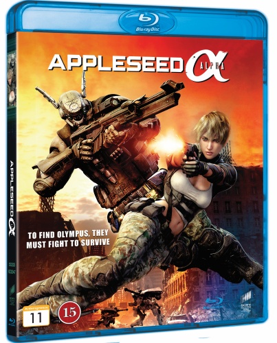Appleseed Alpha Blu ray cover